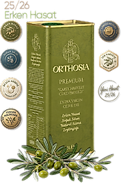 Orthosia Premium Memecik 5 Lt Erken Hasat Soğuk Sıkım Natürel Sızma Zeytinyağı Yeni Hasat 25/26