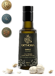 Orthosia Sarımsak Çeşnili 250 ml Soğuk Sıkım Natürel Sızma Zeytinyağı