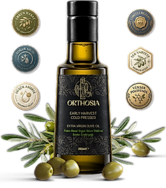 Orthosia Premium Memecik 250 ML Erken Hasat Soğuk Sıkım Natürel Sızma Zeytinyağı