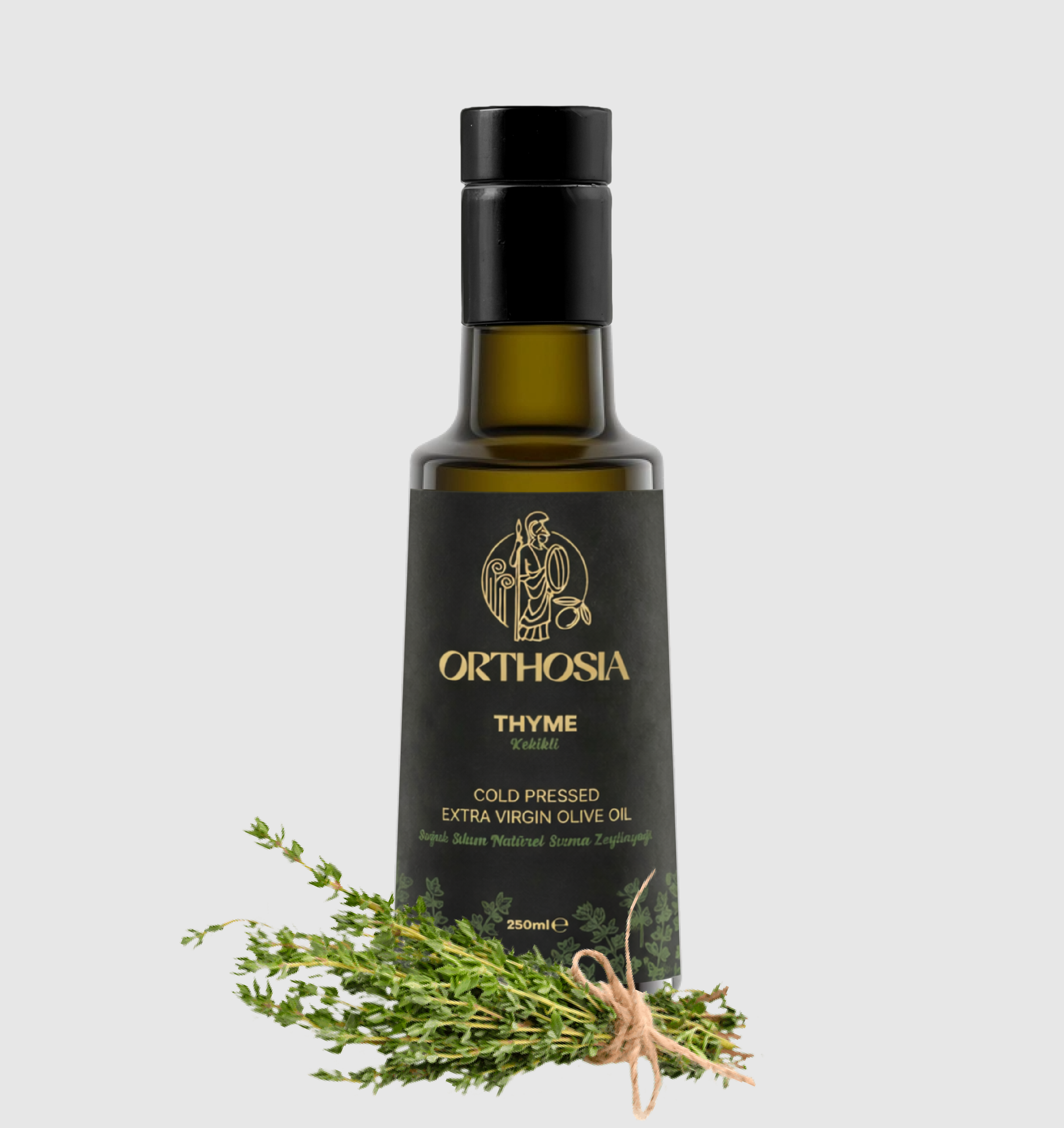 Kekik Çeşnili 250 ml Soğuk Sıkım Natürel Sızma Zeytinyağı Yeni Hasat 25/26